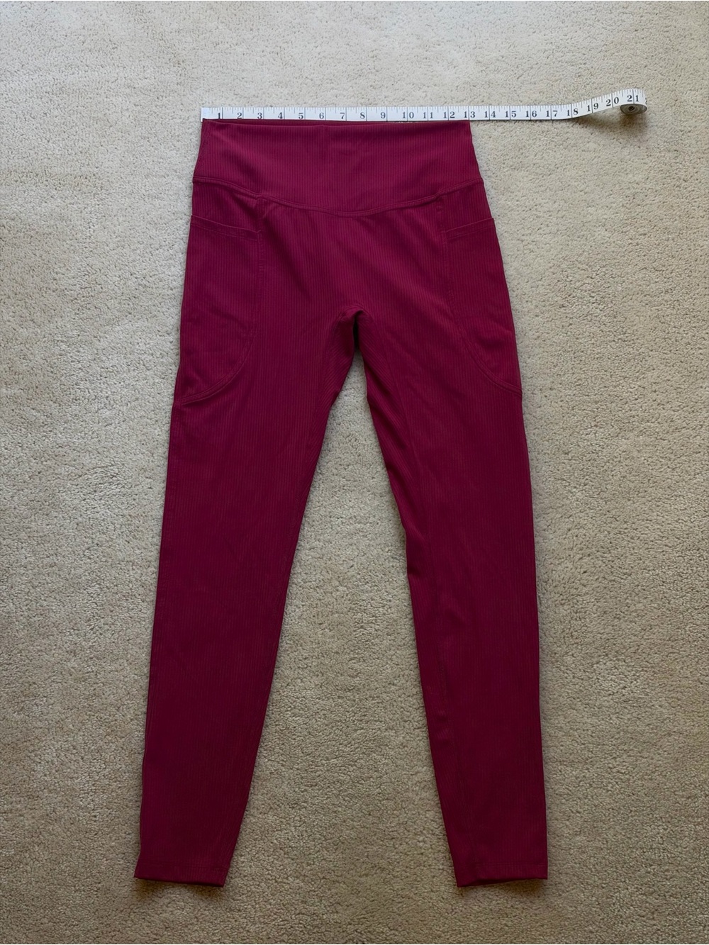 Lululemon Leggings - Berry Red